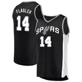 Men's Adam Flagler San Antonio Spurs Black Jersey - Icon Edition - Fast Break