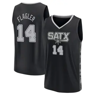 Men's Adam Flagler San Antonio Spurs Black Statement Edition 2022/23 Jersey - Fast Break