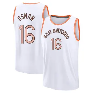 Men's Cedi Osman San Antonio Spurs White 2023/24 City Edition Jersey - Fast Break