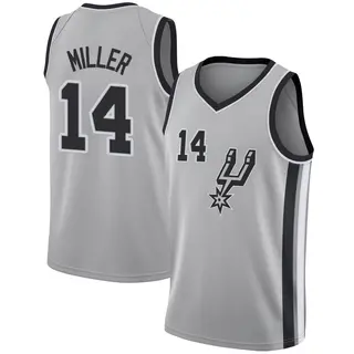 Men's Emanuel Miller San Antonio Spurs Silver Jersey - Statement Edition - Swingman