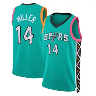 Men's Emanuel Miller San Antonio Spurs Turquoise 2022/23 City Edition Jersey - Fast Break