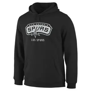 Men's San Antonio Spurs Black Noches Enebea Pullover Hoodie - -