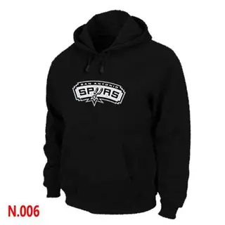 Men's San Antonio Spurs Black Pullover Hoodie - -
