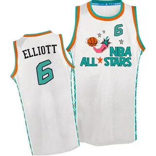 Men's Sean Elliott San Antonio Spurs White 1996 All Star Throwback Jersey - Authentic