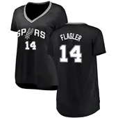 Women's Adam Flagler San Antonio Spurs Black Jersey - Icon Edition - Fast Break