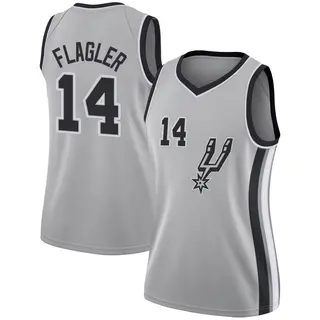 Women's Adam Flagler San Antonio Spurs Silver Jersey - Statement Edition - Swingman