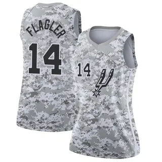 Women's Adam Flagler San Antonio Spurs White 2018/19 Jersey - Earned Edition - Swingman