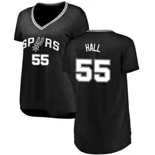 Women's Jordan Hall San Antonio Spurs Black Jersey - Icon Edition - Fast Break