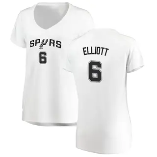 Women's Sean Elliott San Antonio Spurs White Jersey - Association Edition - Fast Break
