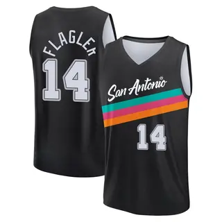 Youth Adam Flagler San Antonio Spurs Black 2025/26 City Edition Jersey - Fast Break