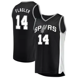 Youth Adam Flagler San Antonio Spurs Black Jersey - Icon Edition - Fast Break