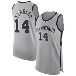 Youth Adam Flagler San Antonio Spurs Silver 2024/25 Statement Edition Jersey - Authentic