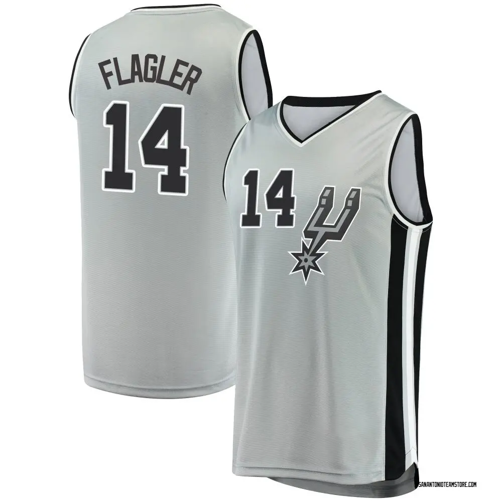 Youth Adam Flagler San Antonio Spurs Silver Jersey - Statement Edition - Fast Break