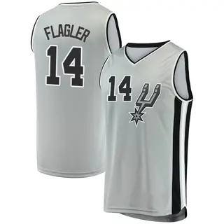 Youth Adam Flagler San Antonio Spurs Silver Jersey - Statement Edition - Fast Break