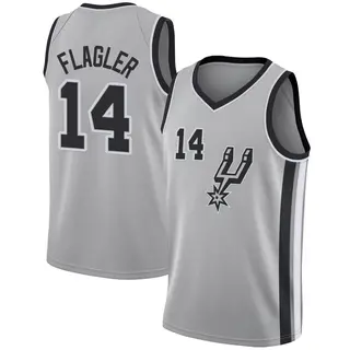 Youth Adam Flagler San Antonio Spurs Silver Jersey - Statement Edition - Swingman