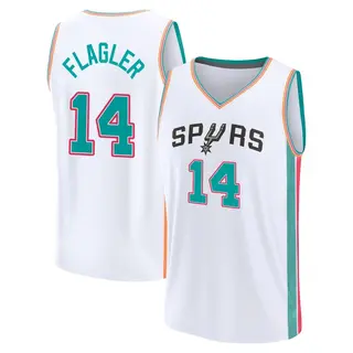 Youth Adam Flagler San Antonio Spurs White 2021/22 Replica City Edition Jersey - Fast Break