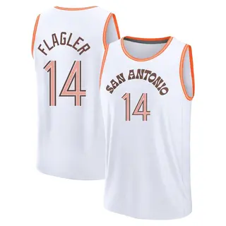 Youth Adam Flagler San Antonio Spurs White 2023/24 City Edition Jersey - Fast Break