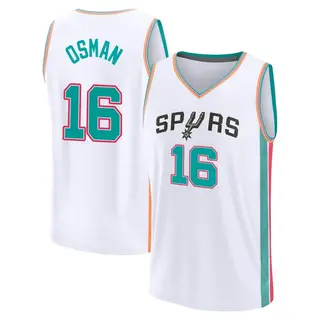 Youth Cedi Osman San Antonio Spurs White 2021/22 Replica City Edition Jersey - Fast Break
