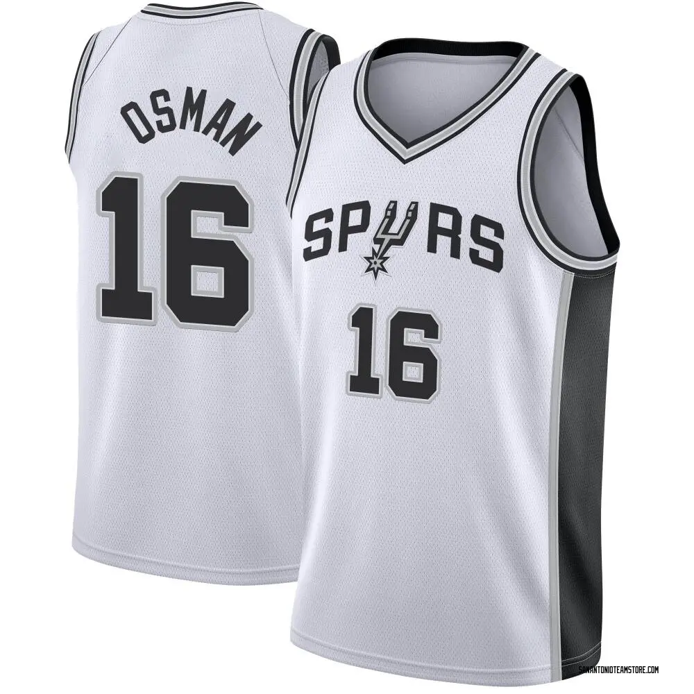 Youth Cedi Osman San Antonio Spurs White Jersey - Association Edition - Fast Break