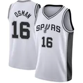 Youth Cedi Osman San Antonio Spurs White Jersey - Association Edition - Fast Break