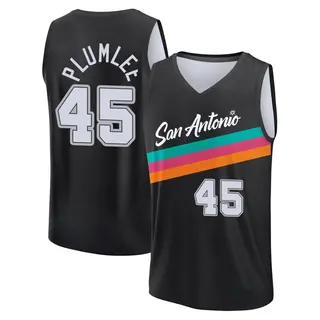 Youth Mason Plumlee San Antonio Spurs Black 2025/26 City Edition Jersey - Fast Break