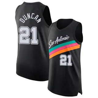 Youth Tim Duncan San Antonio Spurs Black 2025/26 City Edition Jersey - Authentic
